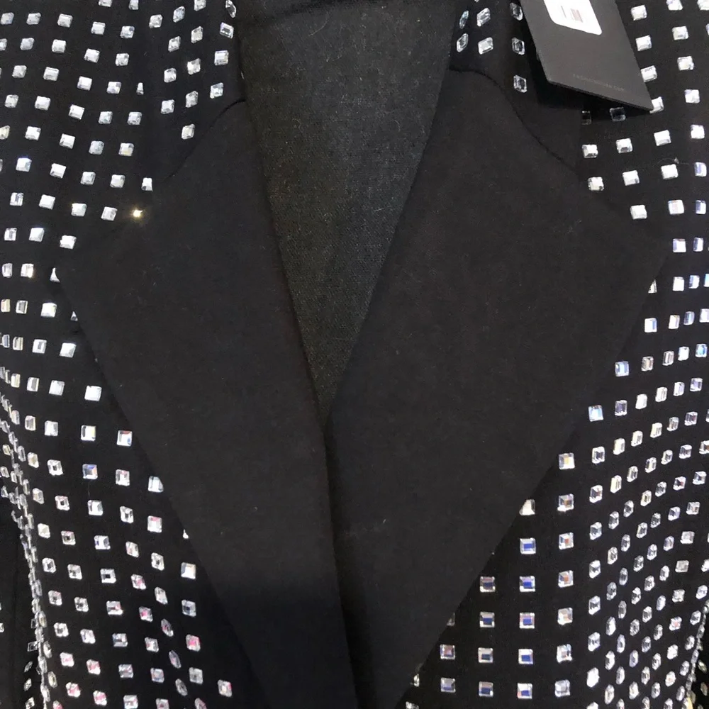 Black Sequin Women's Jacket - Picture 6 of 6